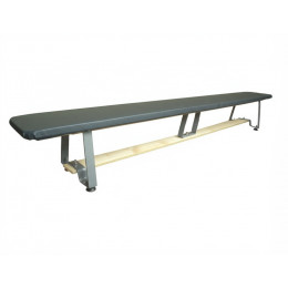 Скамья гимнастическая мягкая 1,5 м, ножки металлические 