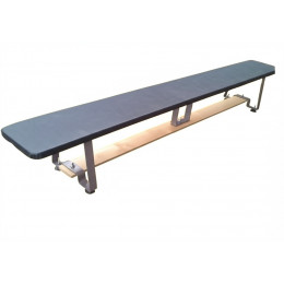 Скамья гимнастическая мягкая 3,5м, ножки металлические 