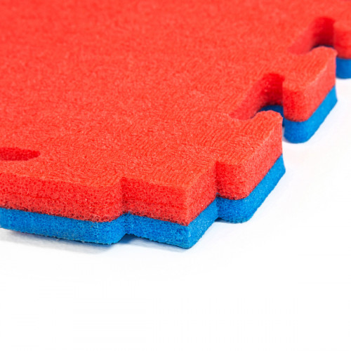 Будо-Мат 25 мм Сине-Красный (Двусторонний)